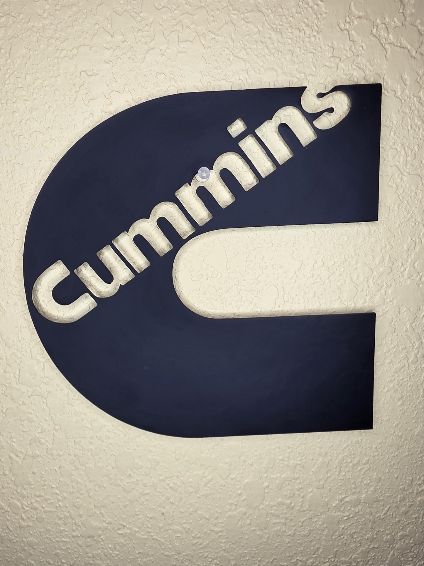 Cummins Logo Metal Wall Art | CNC Cut Steel Diesel Decor