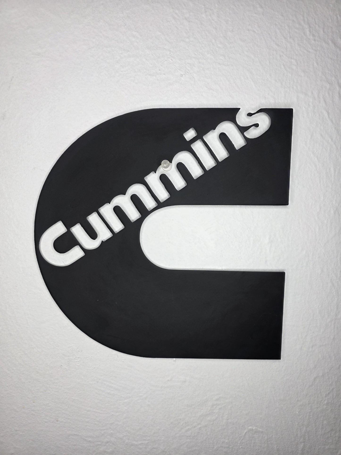 Cummins Logo Metal Wall Art | CNC Cut Steel Diesel Decor