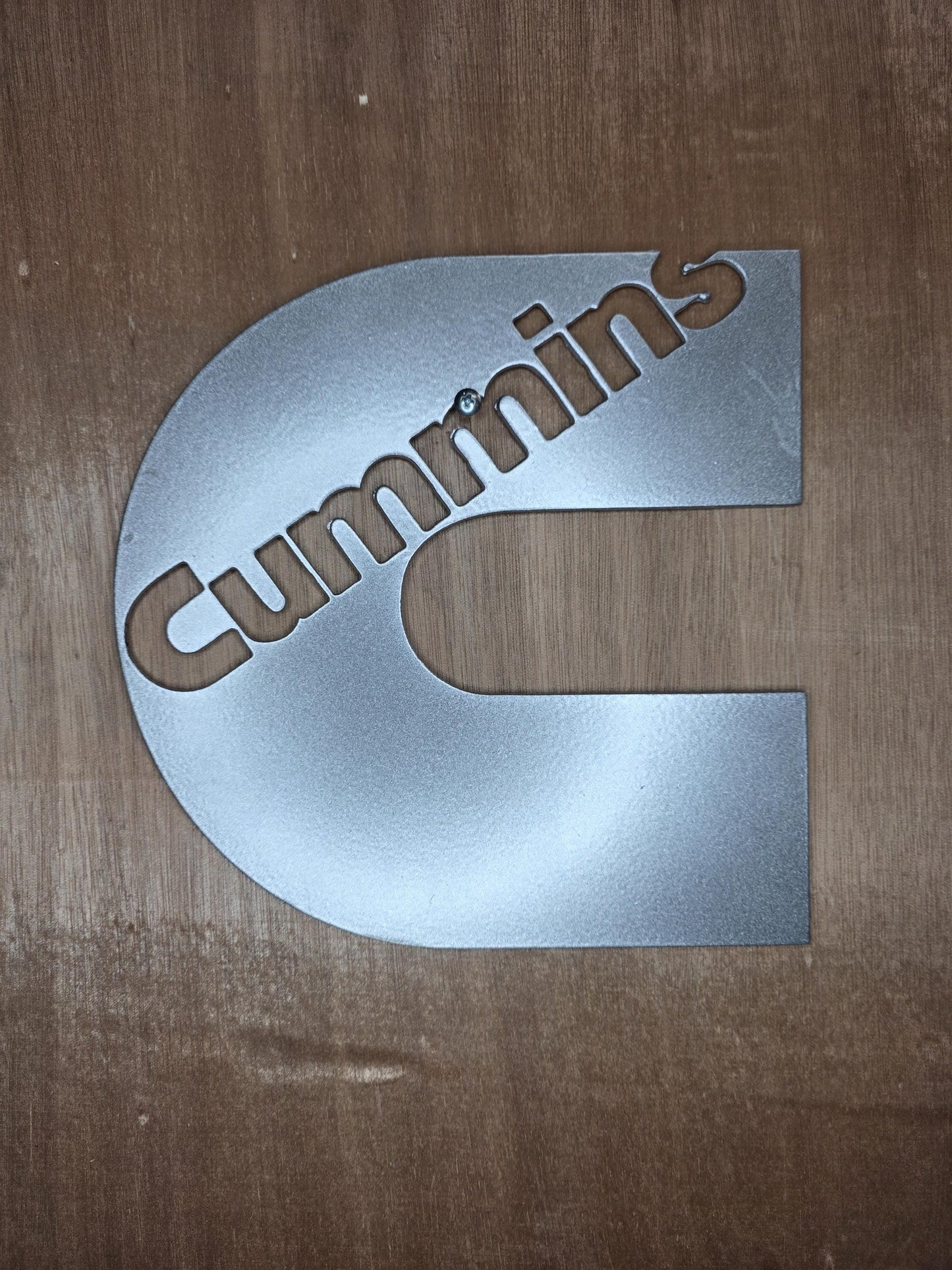 Cummins Logo Metal Wall Art | CNC Cut Steel Diesel Decor